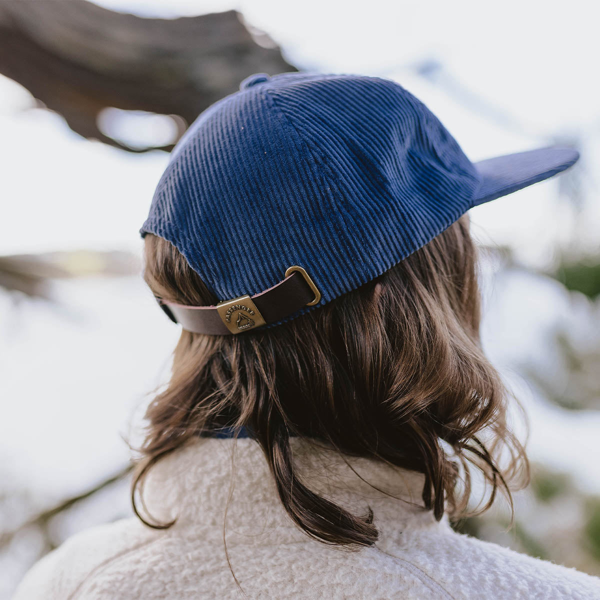 Womens_Outsiders Recycled Cotton Cord Cap - Stone Blue