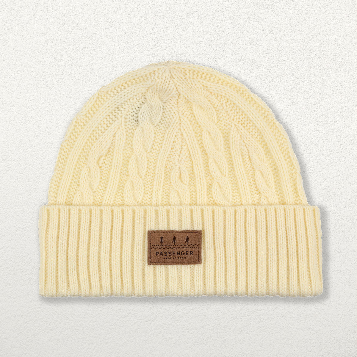 Fireside Cable Knit Beanie - Birch
