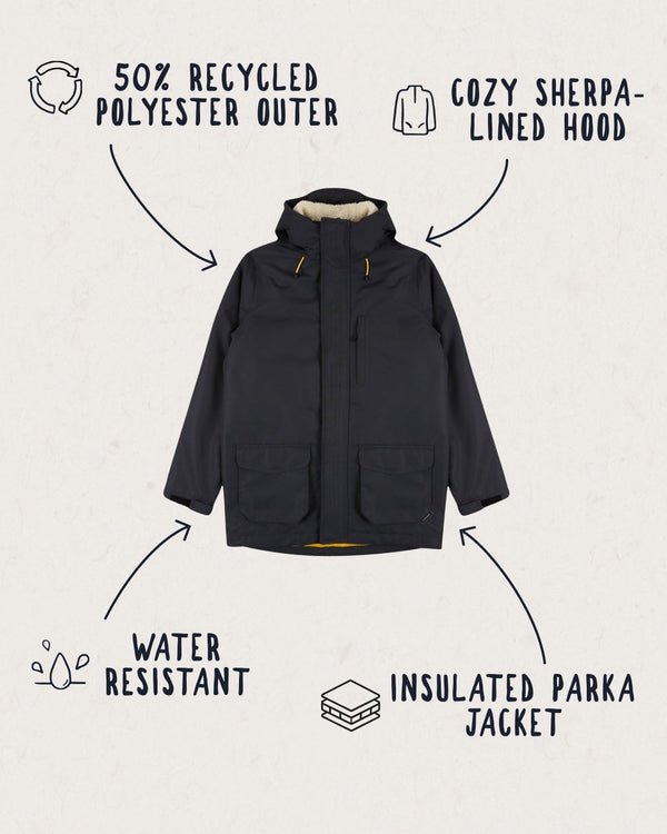 Alaska Recycled Jacket - Black