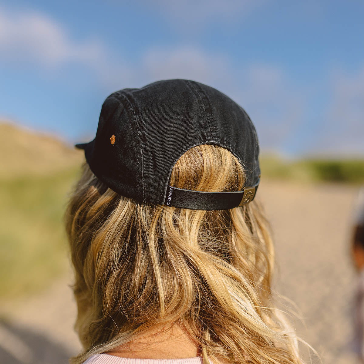 Womens_Fixie Recycled Cotton 5 Panel Cap - Faded Black