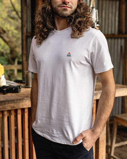 Male_Classic Logo Recycled Cotton T-Shirt - White