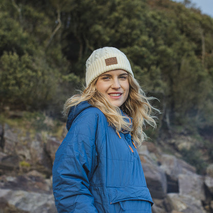 Womens_Fireside Cable Knit Beanie - Birch