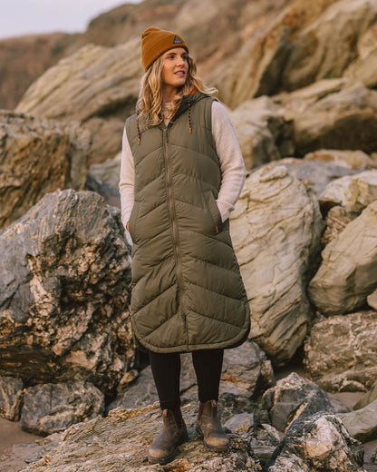 Fairweather Recycled Insulated Gilet - Dusty Olive