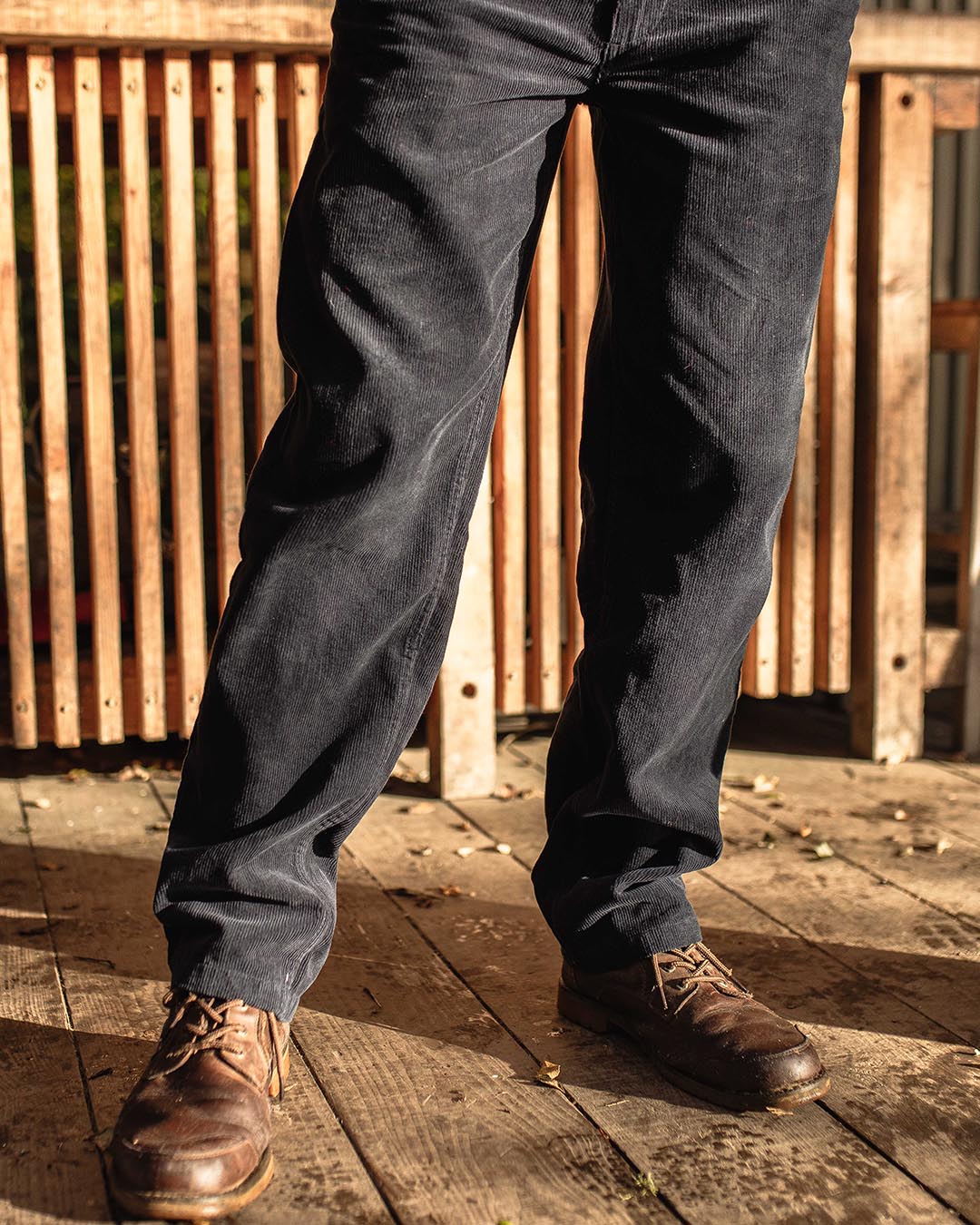Traffic People T Charade Navy Flare Velvet Cord Trousers CDC12131008