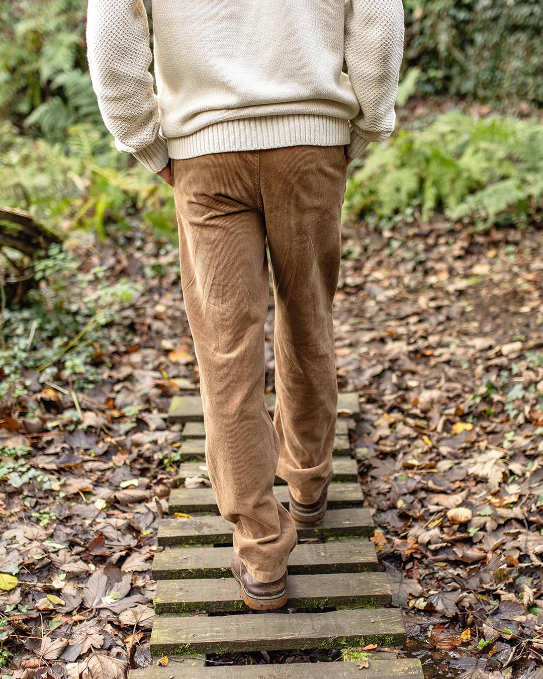 Adventurer Cord Trouser Coconut – Passenger - Main Image