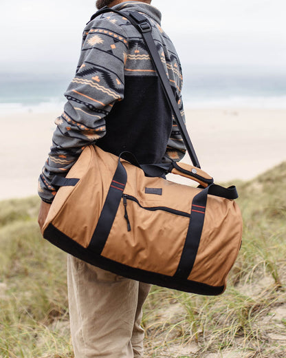 Male_Escape It All 30L Recycled Duffle Bag - Golden Brown