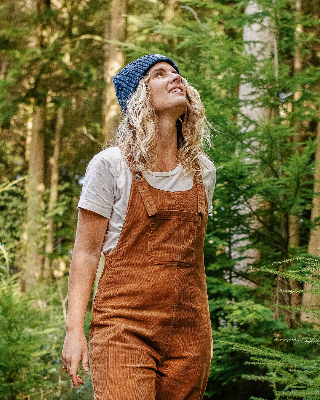 Meadows Cord Dungarees - Coconut