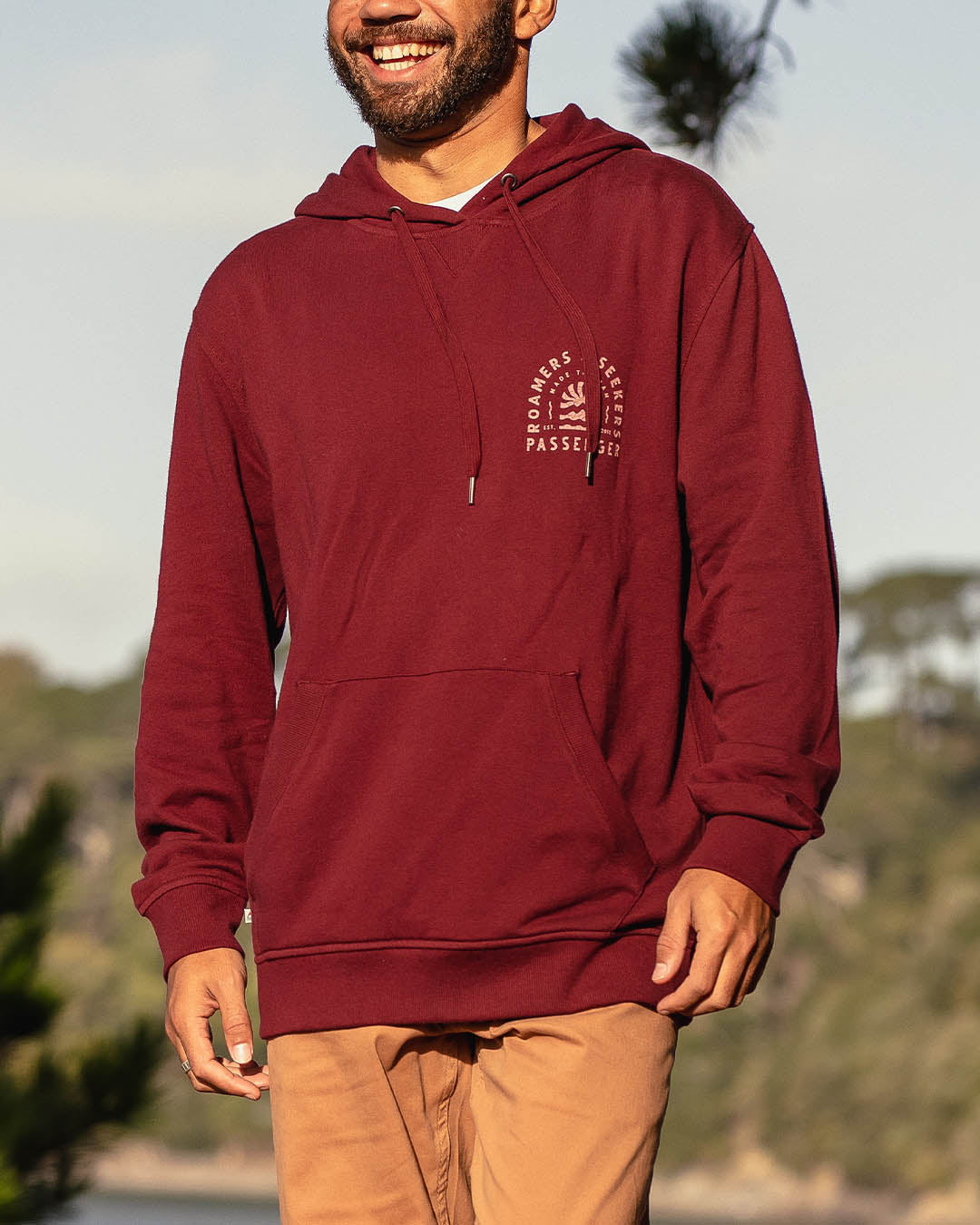 Evenfall Recycled Cotton Hoodie - Windsor Wine