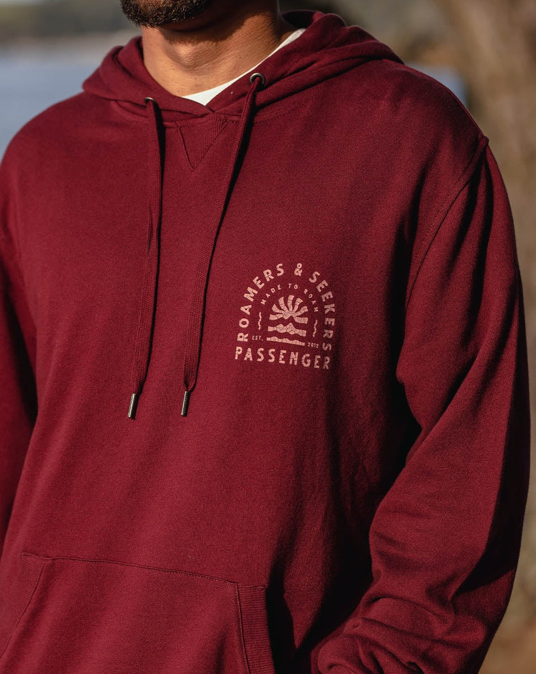 Evenfall Recycled Cotton Hoodie - Windsor Wine