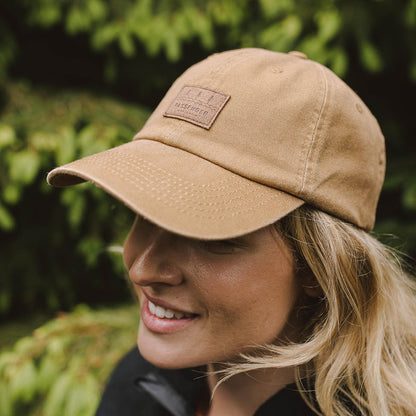 Canopy Recycled Cotton Snapback Cap - Brown Sugar