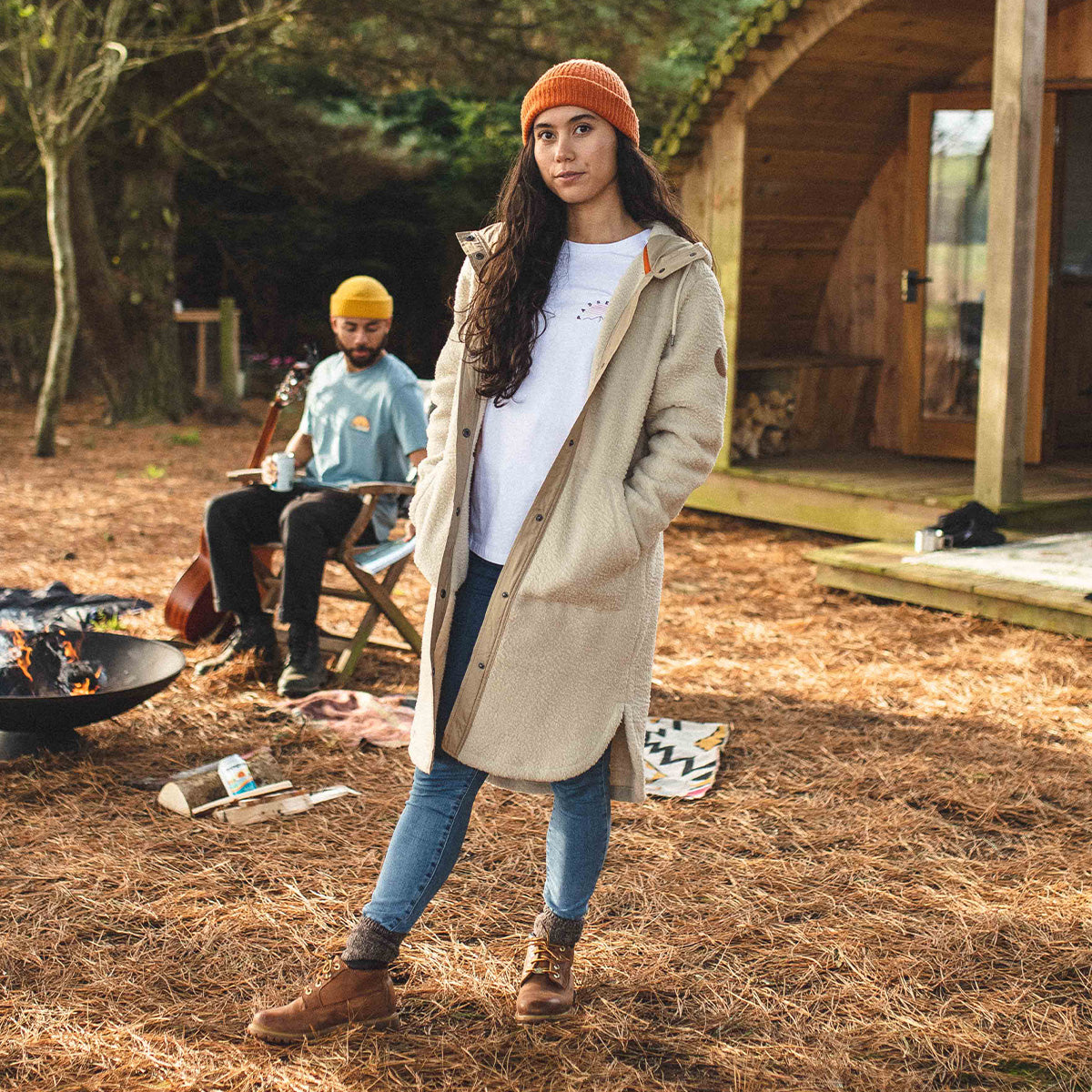 Campbell Hooded Sherpa Cardigan - Oatmeal – Passenger
