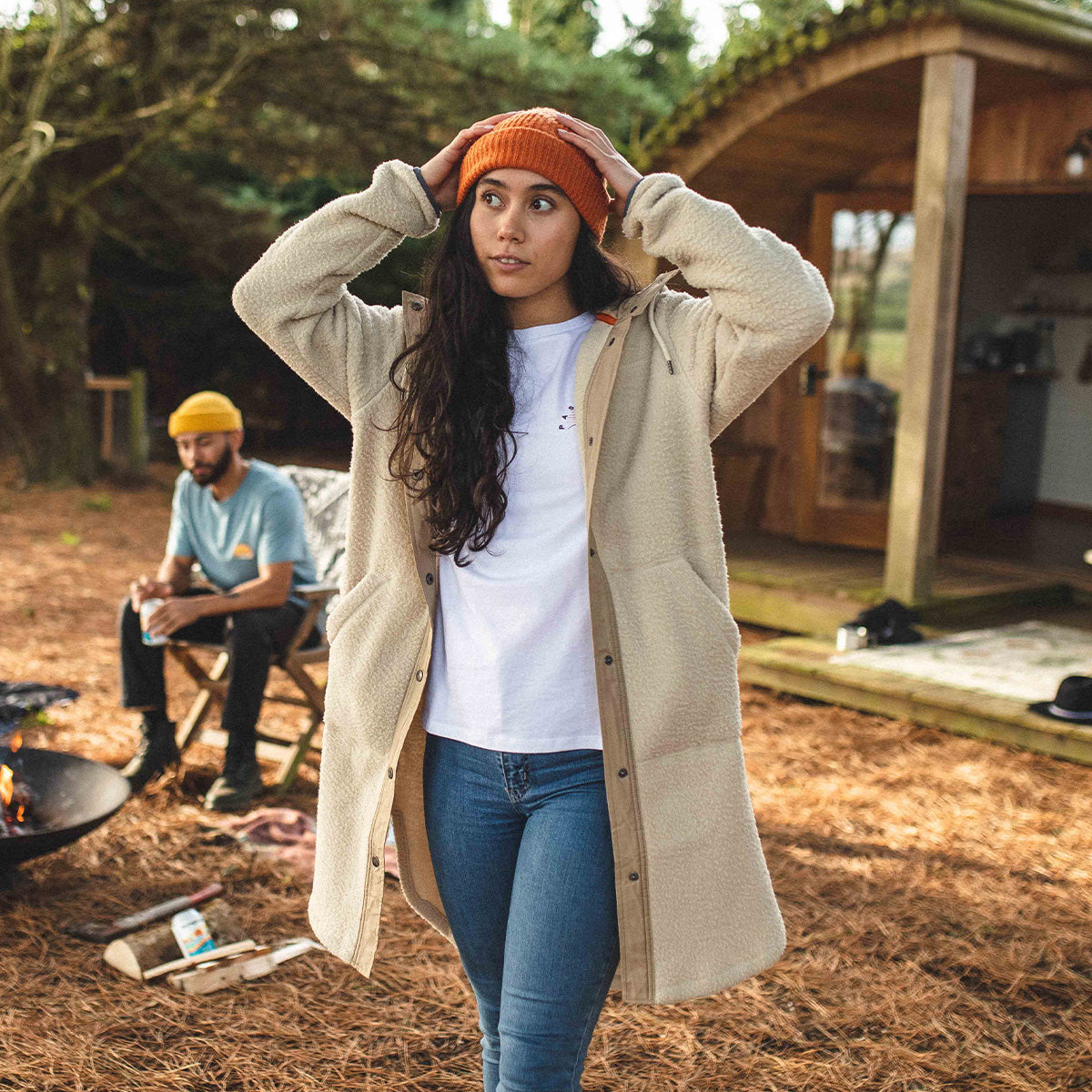 Campbell Hooded Sherpa Cardigan - Oatmeal – Passenger