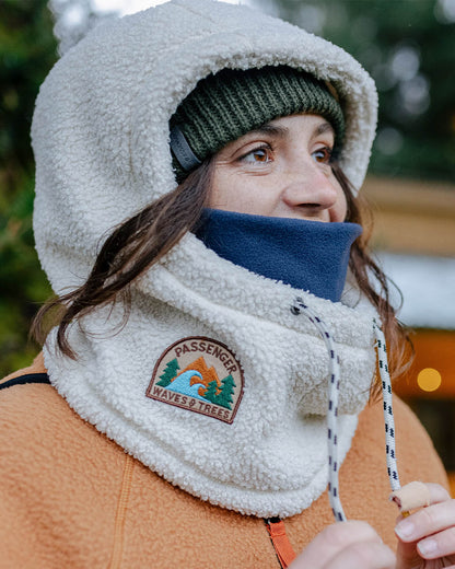 Snowdrift Recycled Polar Fleece Hood Birch – Passenger