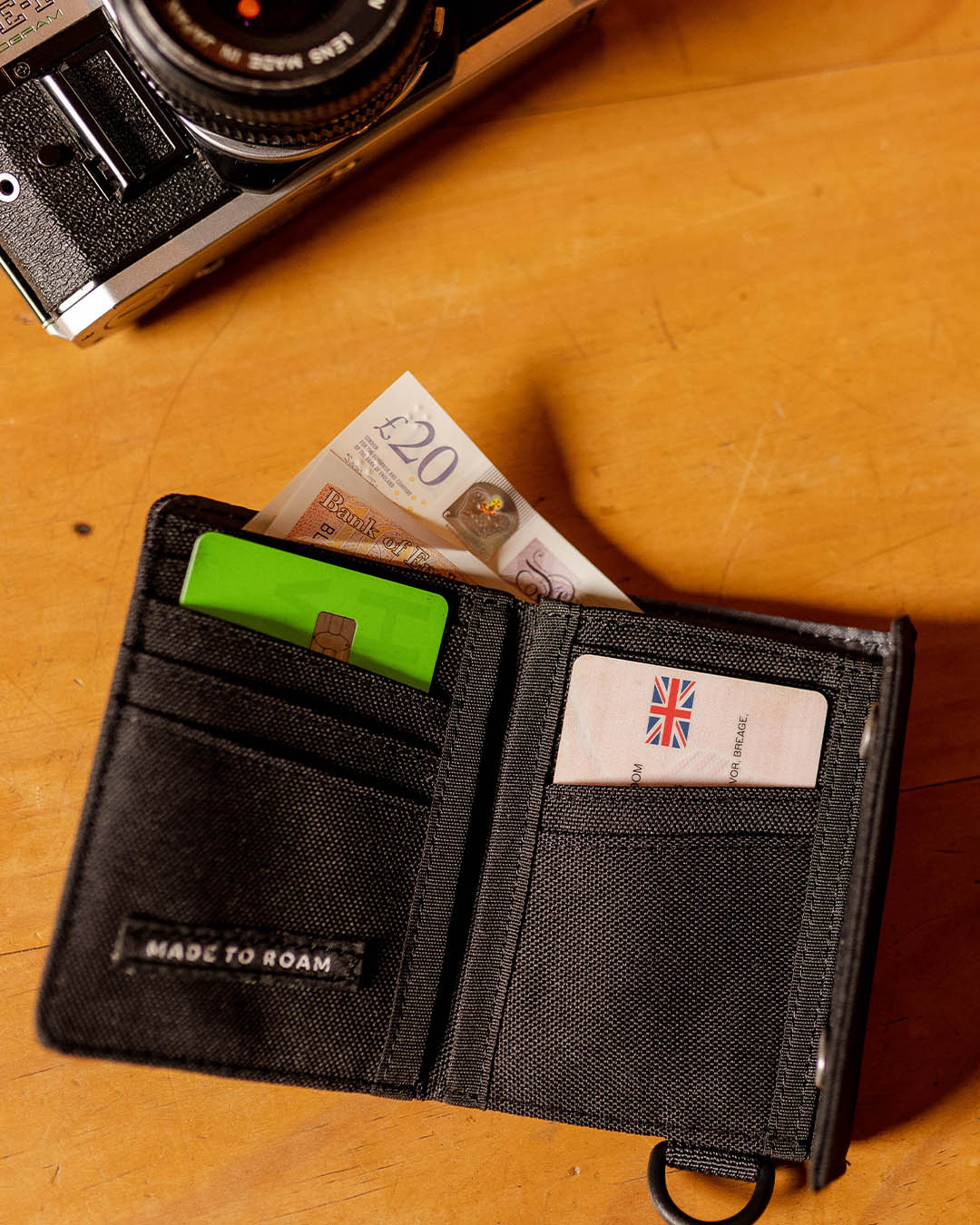 Pocket Recycled Wallet - Black