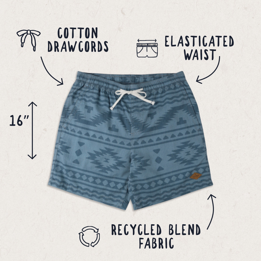 Backcountry Shorts - Faded Denim Adrift