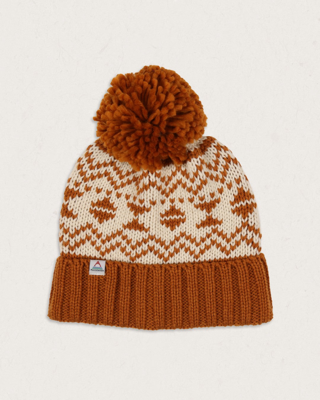 West Coast Recycled Acrylic Bobble Hat - Glazed Ginger