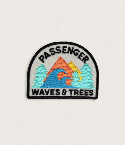 Waves And Trees Patch - Birch