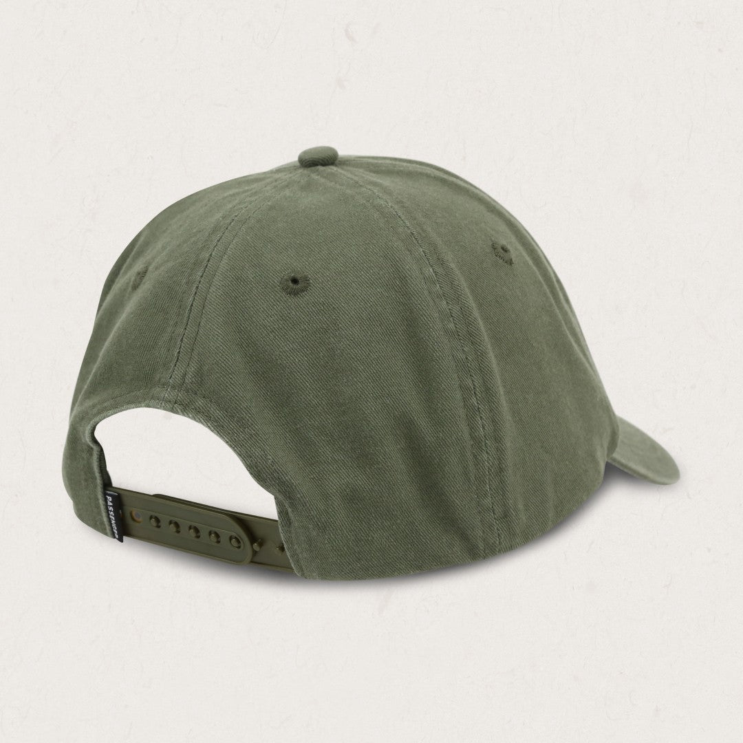 Tristate Recycled Cotton Snapback Cap - Leaf Green