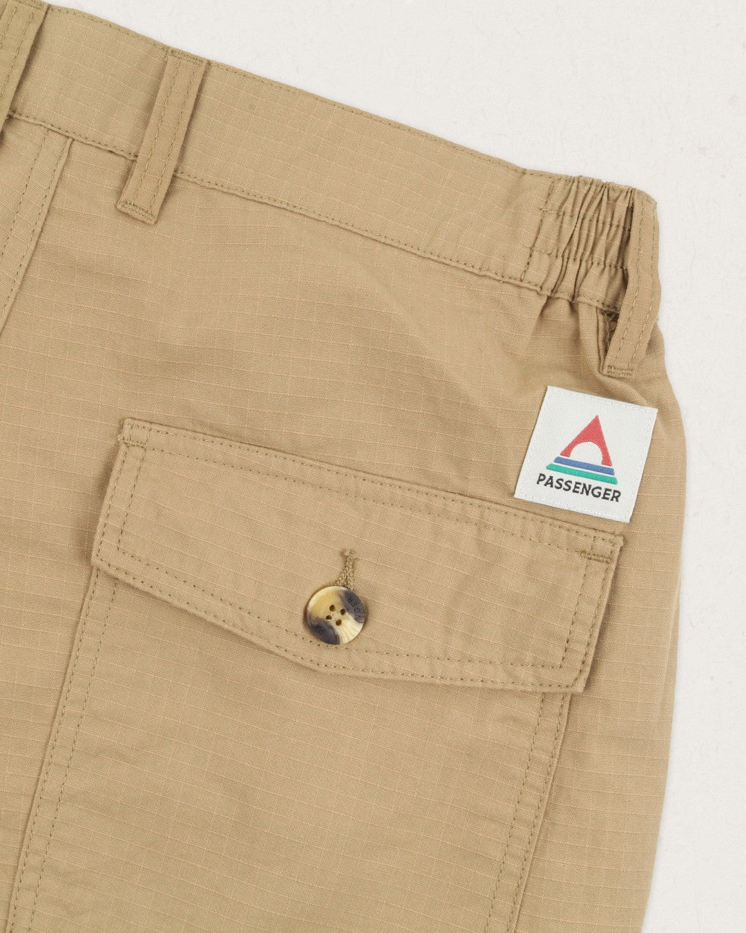 Timeless Organic Cotton Crop Trouser - Biscuit