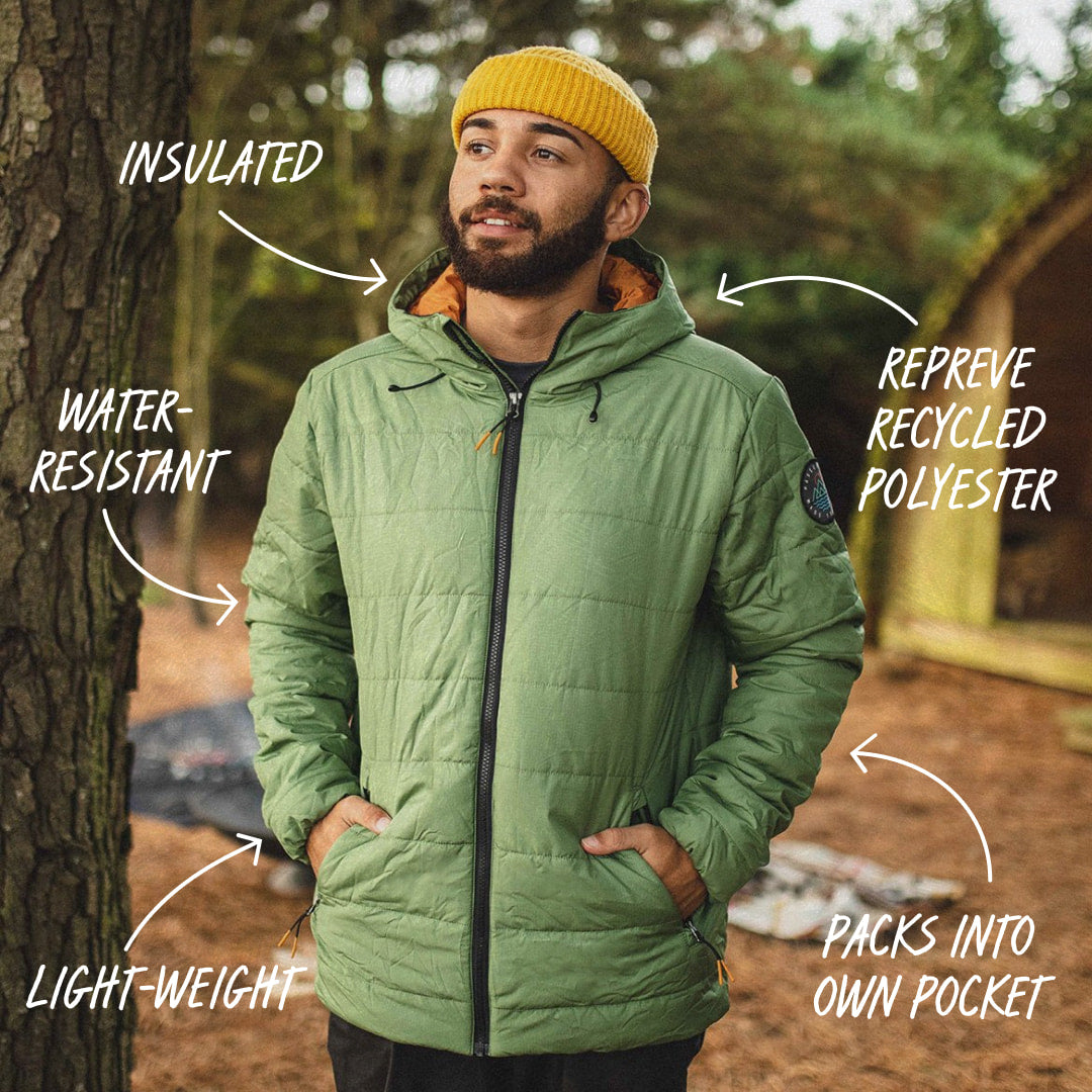 Patrol Recycled Insulated Jacket - Vineyard Green