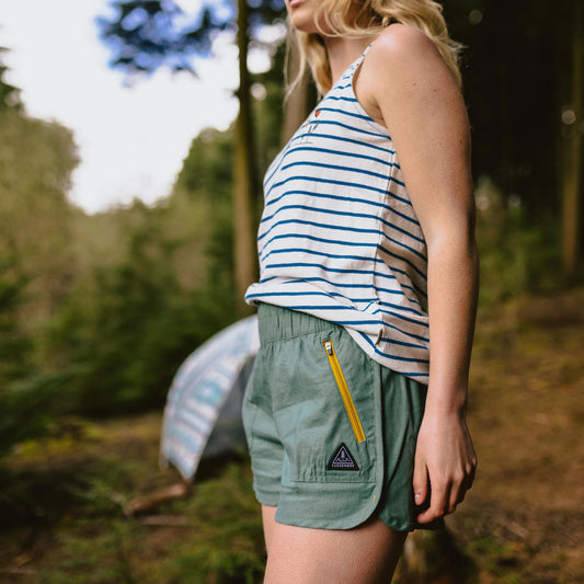 Out There Hemp Hybrid Shorts - Leaf Green