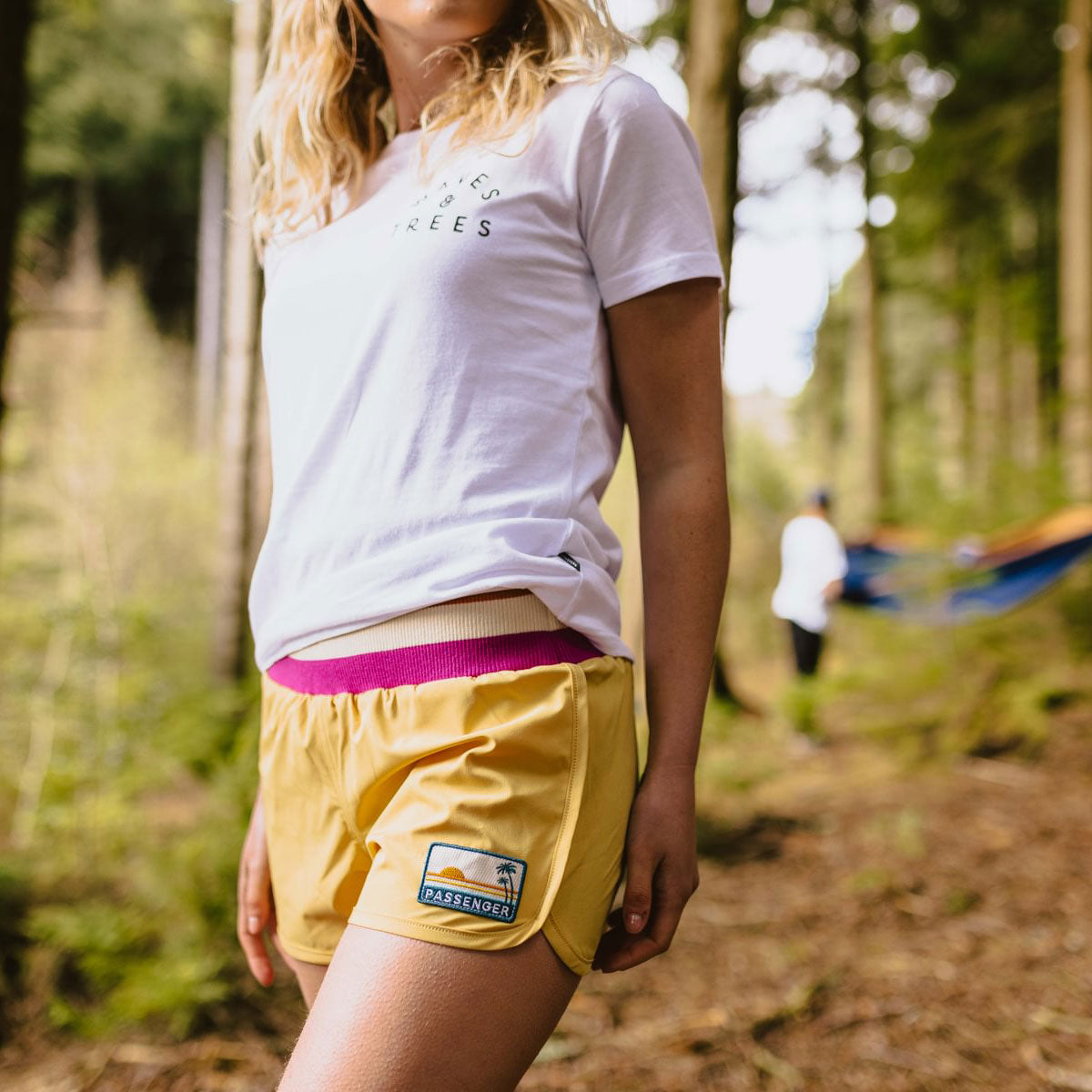 Explore Recycled Hybrid Shorts - Ochre Yellow