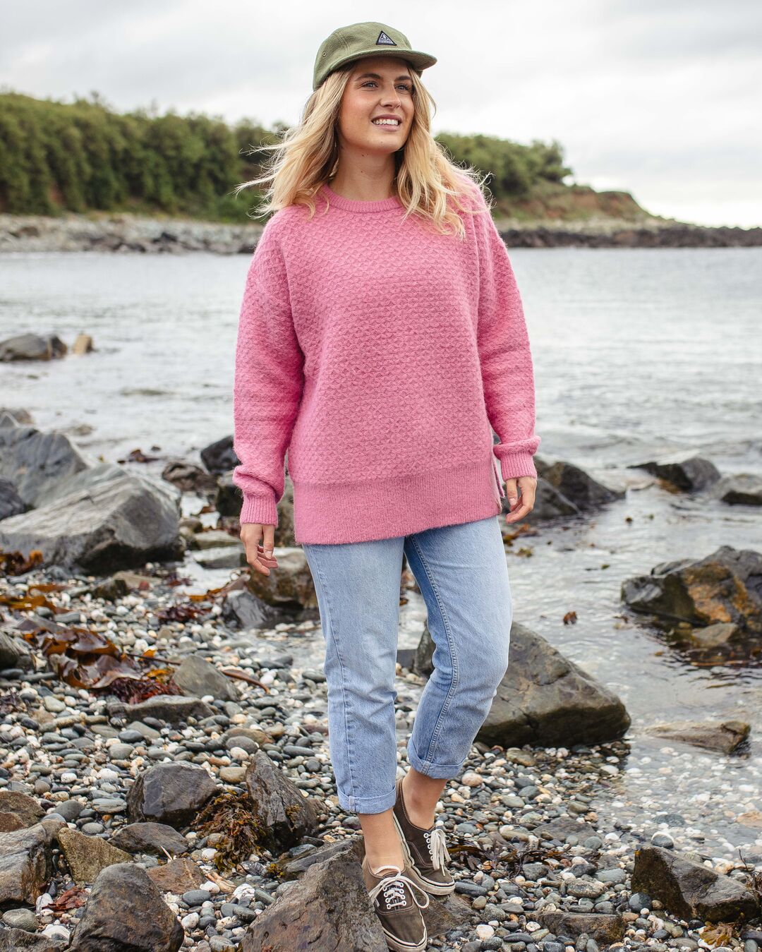 Tranquil Knitted Jumper - Pink Mahogony