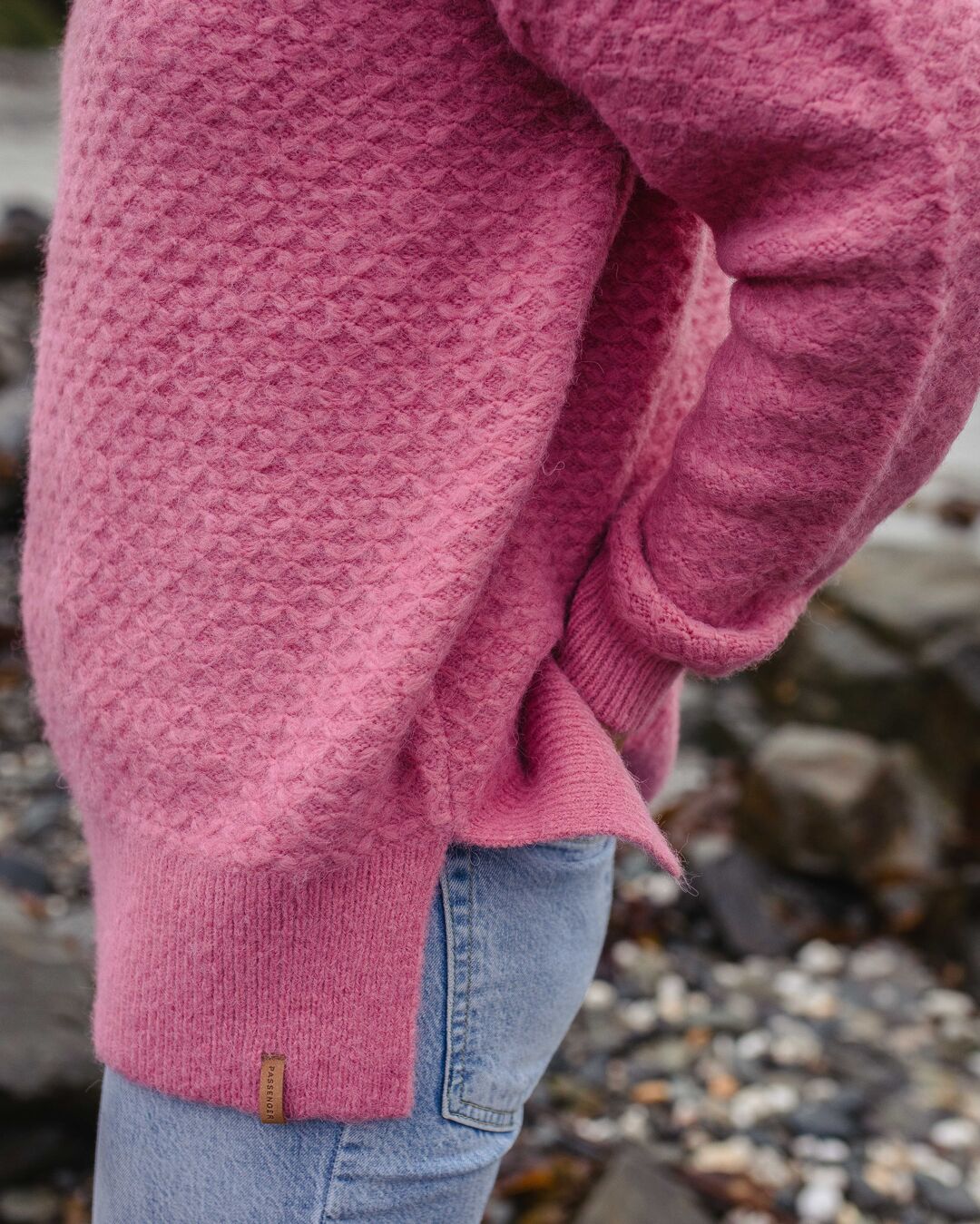Tranquil Knitted Jumper - Pink Mahogony