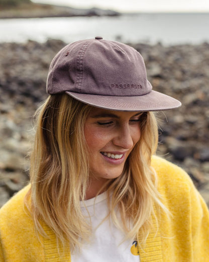 Womens_Byron Recycled Cotton 5 Panel Cap - Dusty Lilac