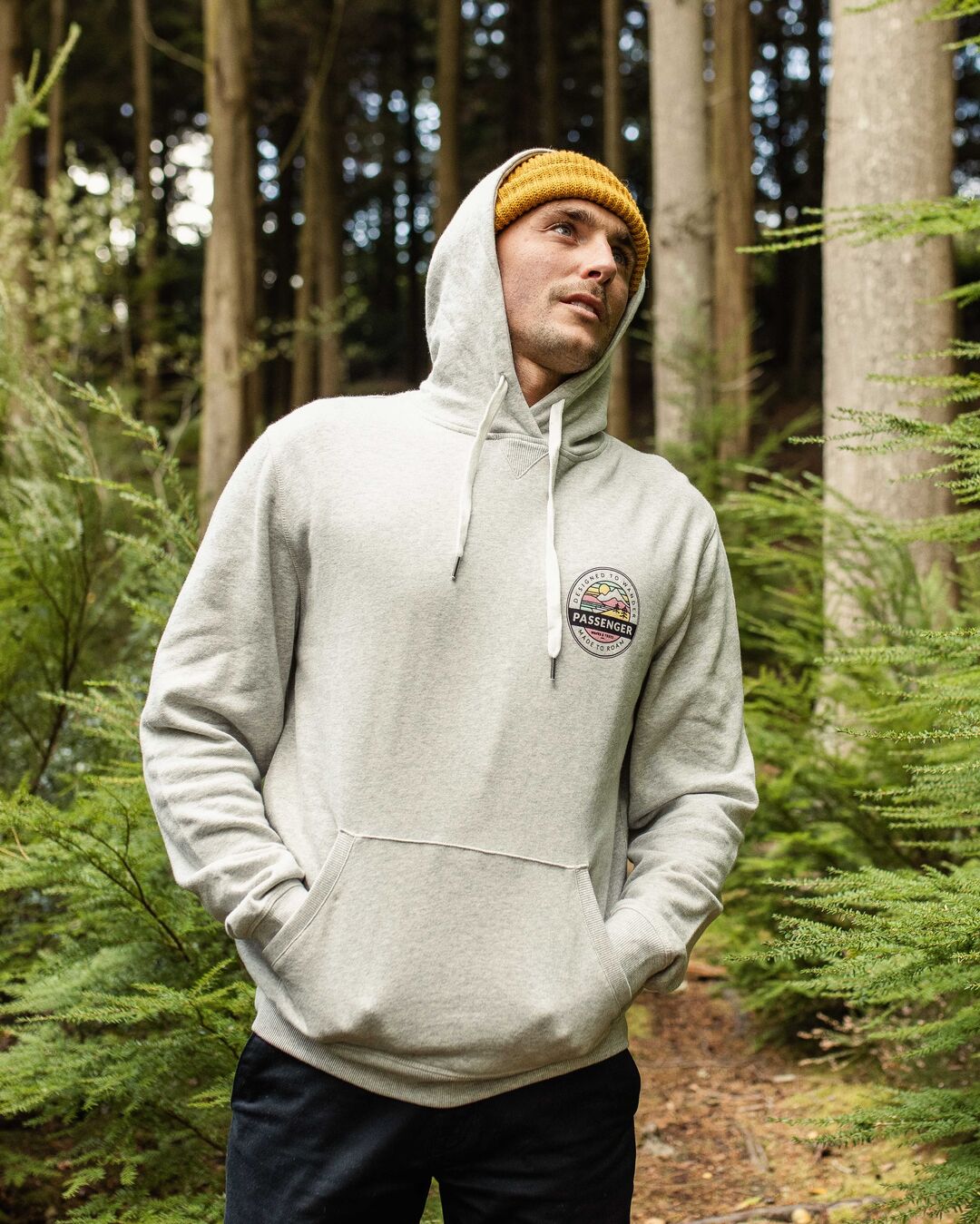 Odyssey Recycled Cotton Hoodie - Grey Marl
