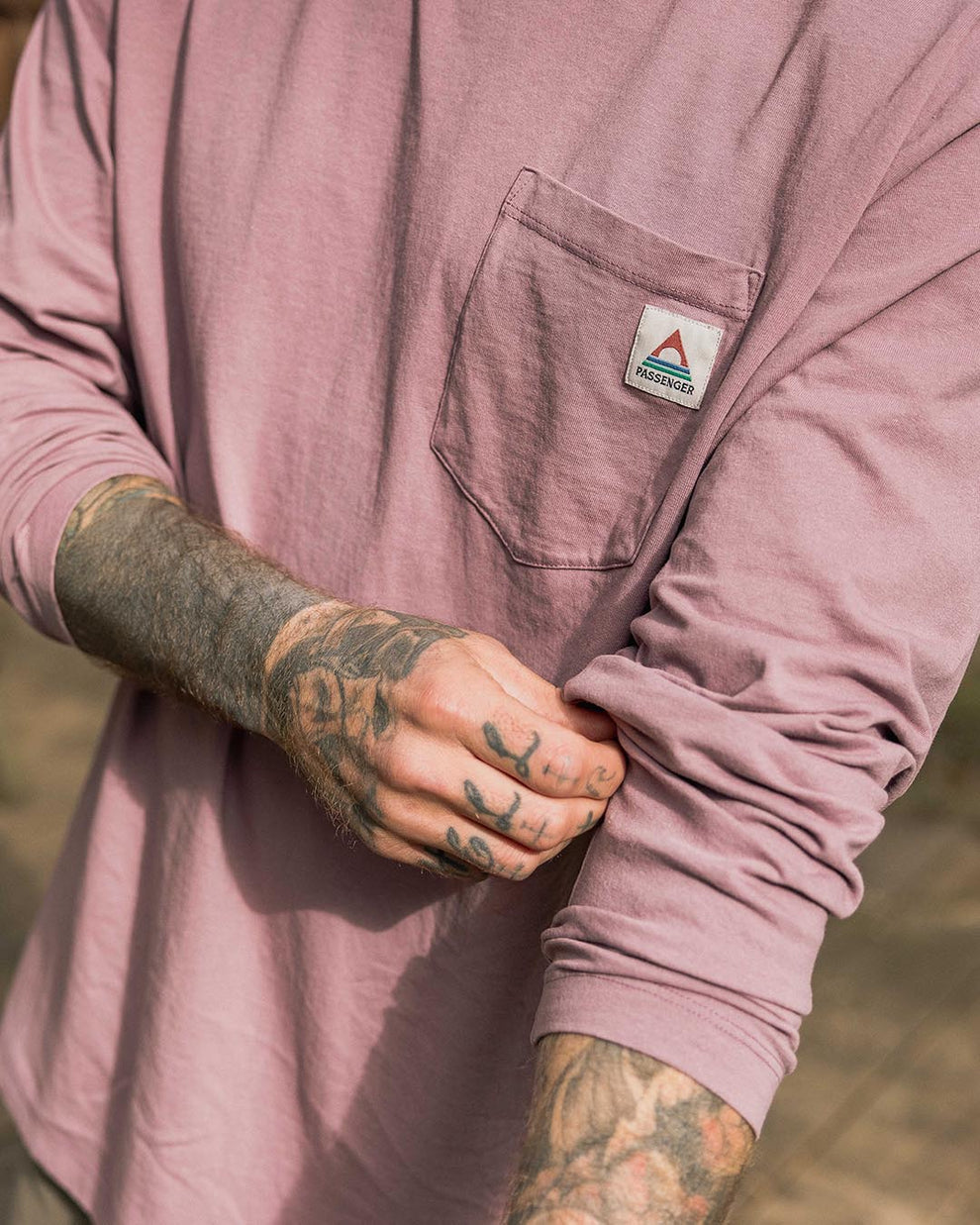 LS T-SHIRT / GRY