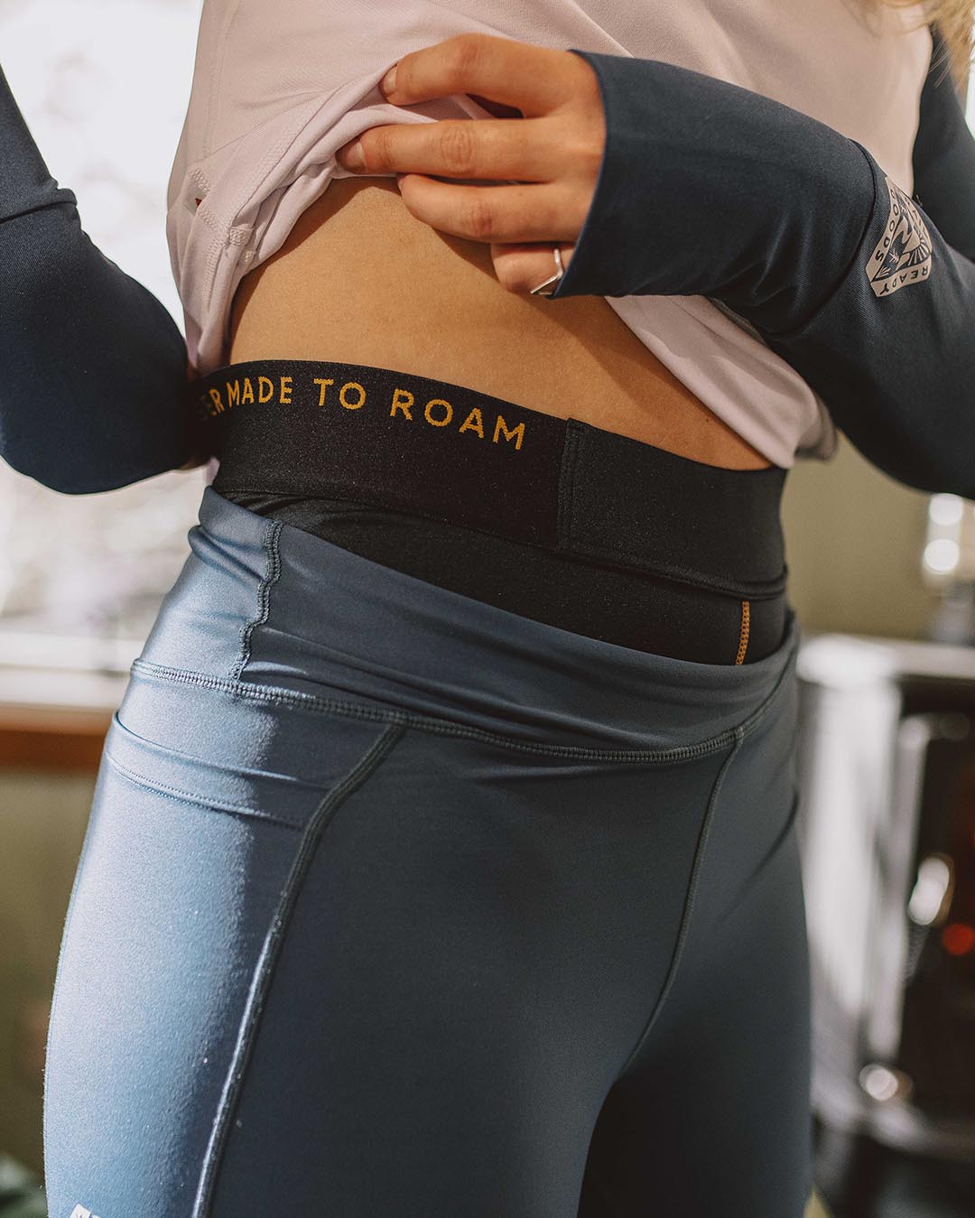 Blossom Recycled Base Layer Bottoms - Deep Navy