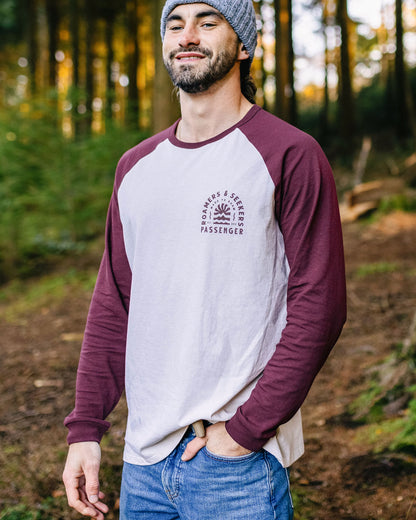 Evenfall Recycled Cotton Ls T-Shirt - Wine