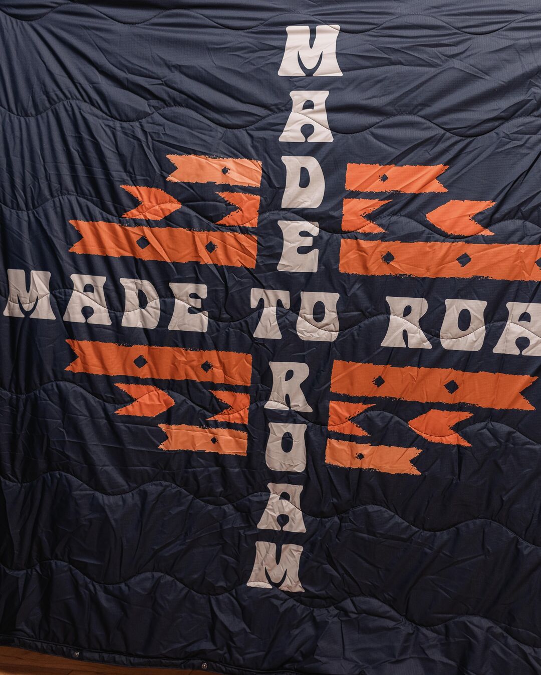 Nomadic Recycled Sherpa Blanket - Deep Navy