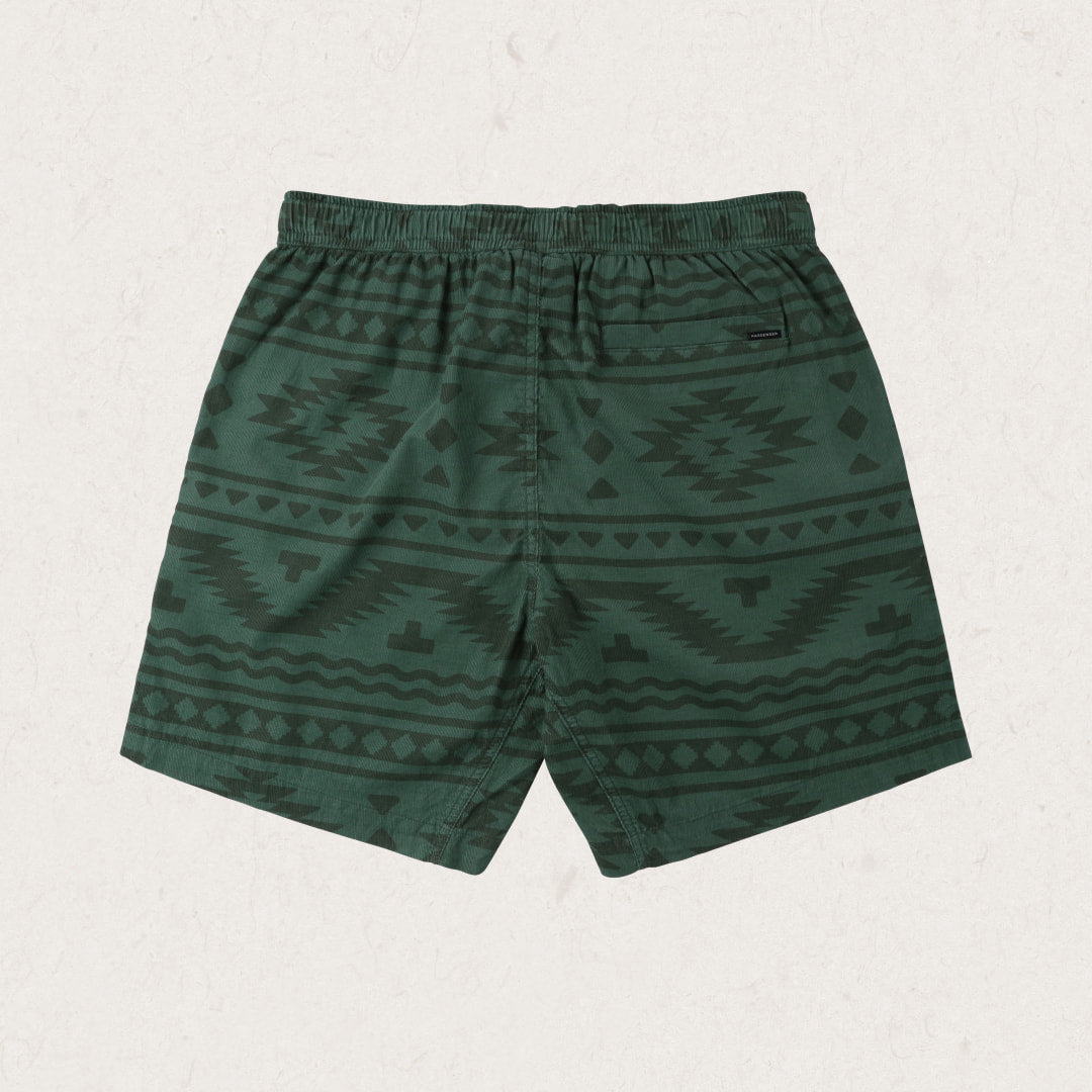 Topanga Recycled Cord Shorts - Dark Ivy Adrift