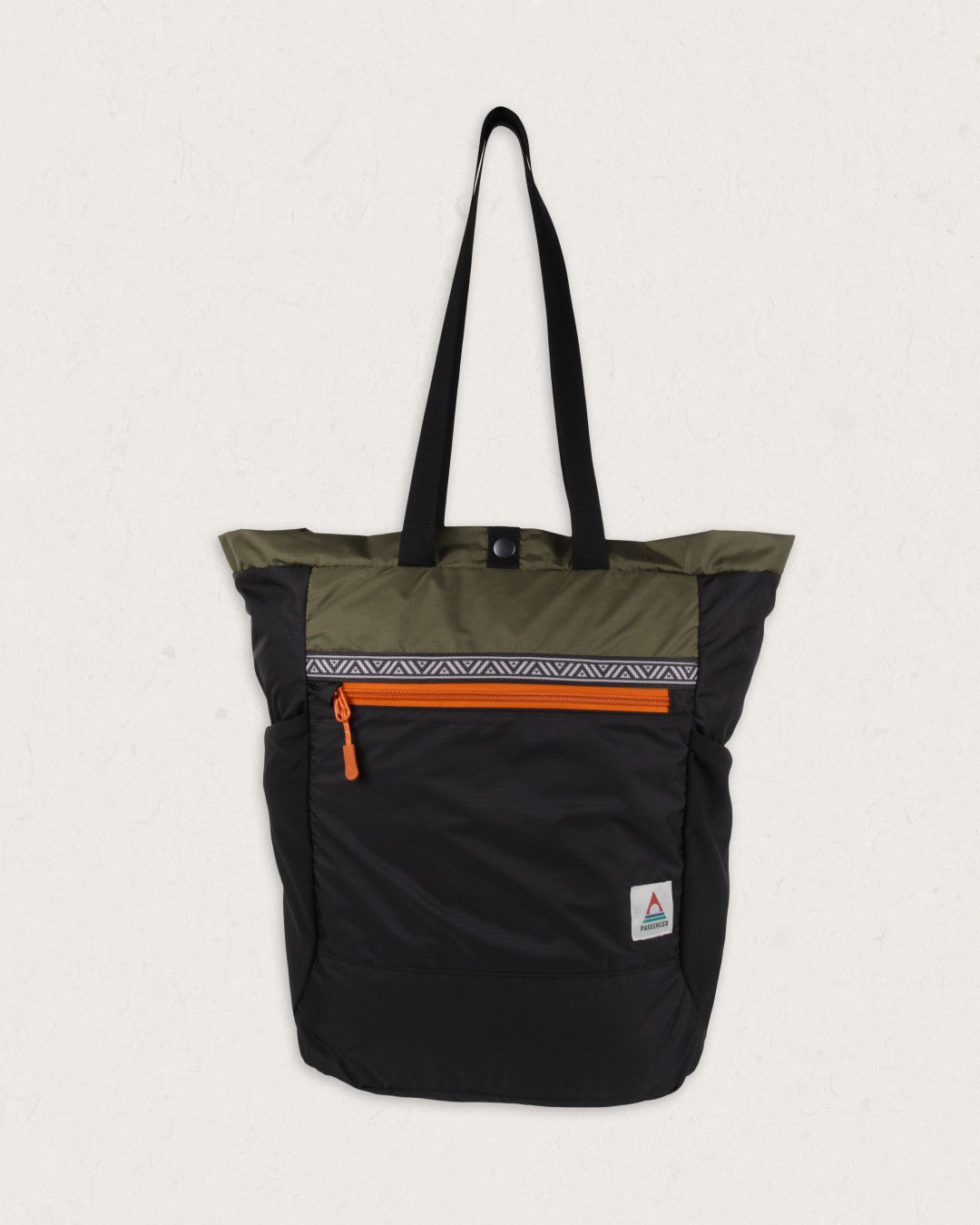 Stow Tote Backpack - True Black/ Khaki