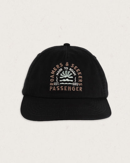 Seekers Low Profile Recycled Cotton Cap - Faded Black