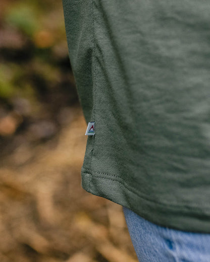 Friday Collective Recycled Cotton Ls T-Shirt - Dusty Olive