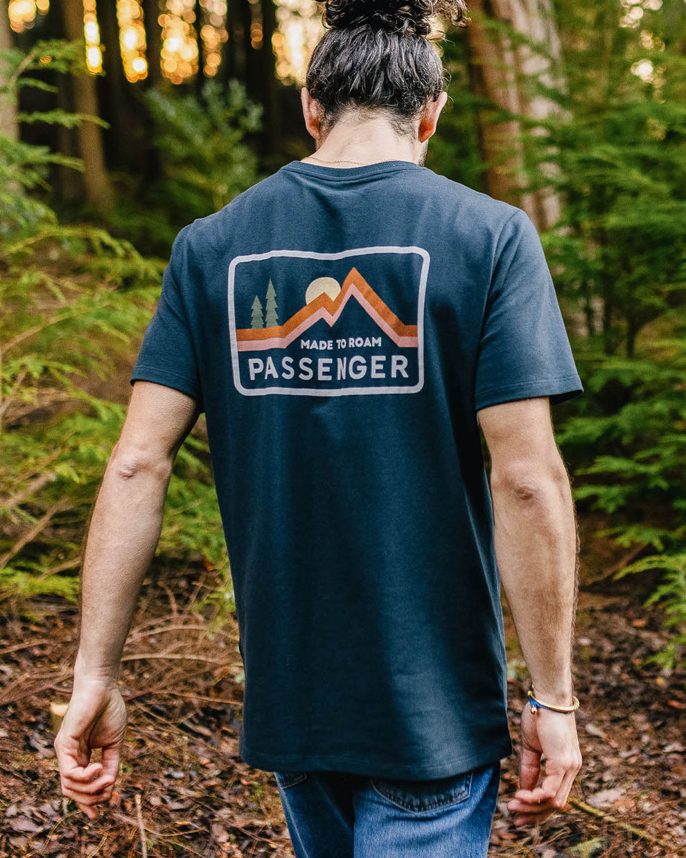 Made To Roam T Shirt Rich Navy