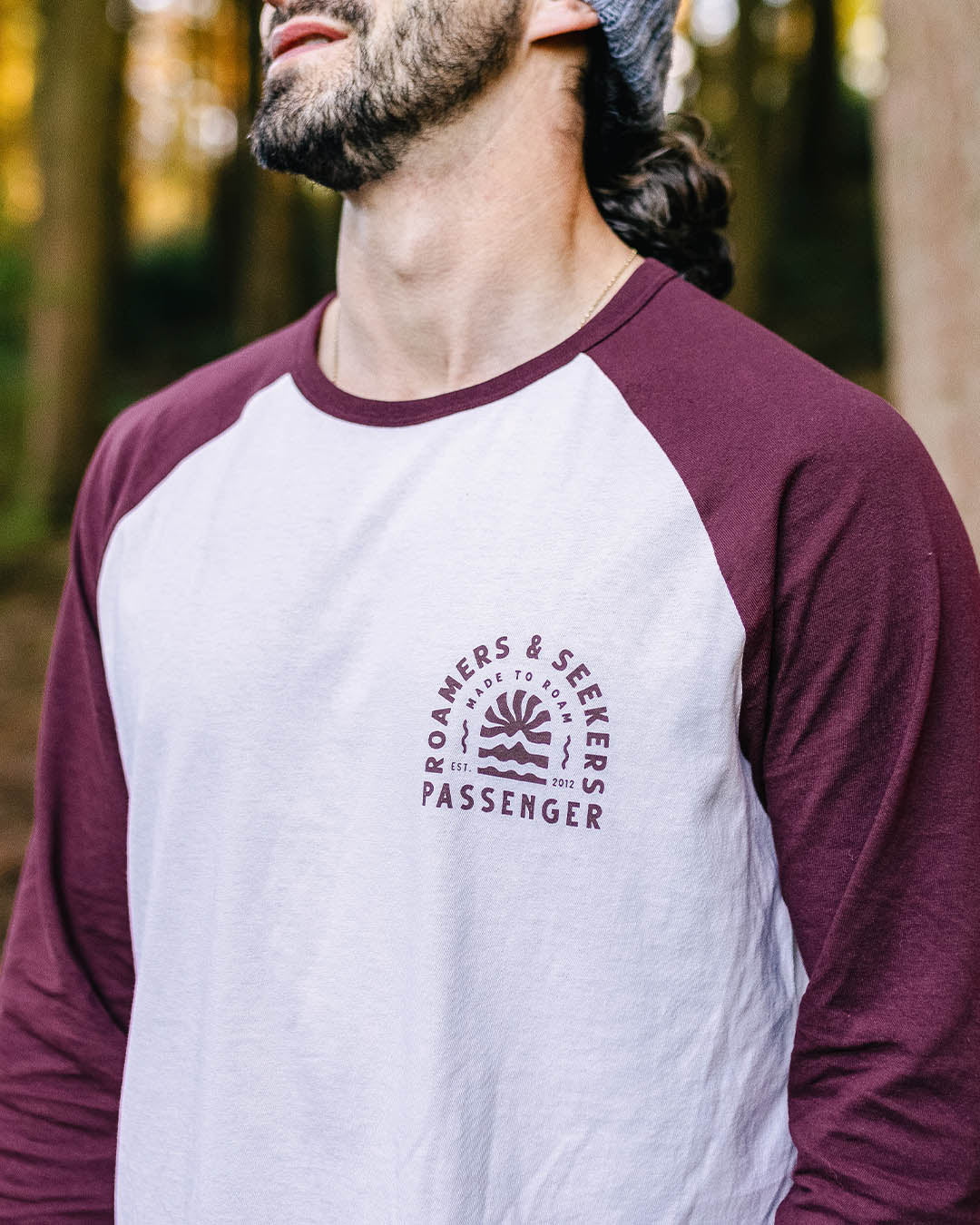 Evenfall Recycled Cotton Ls T-Shirt - Wine