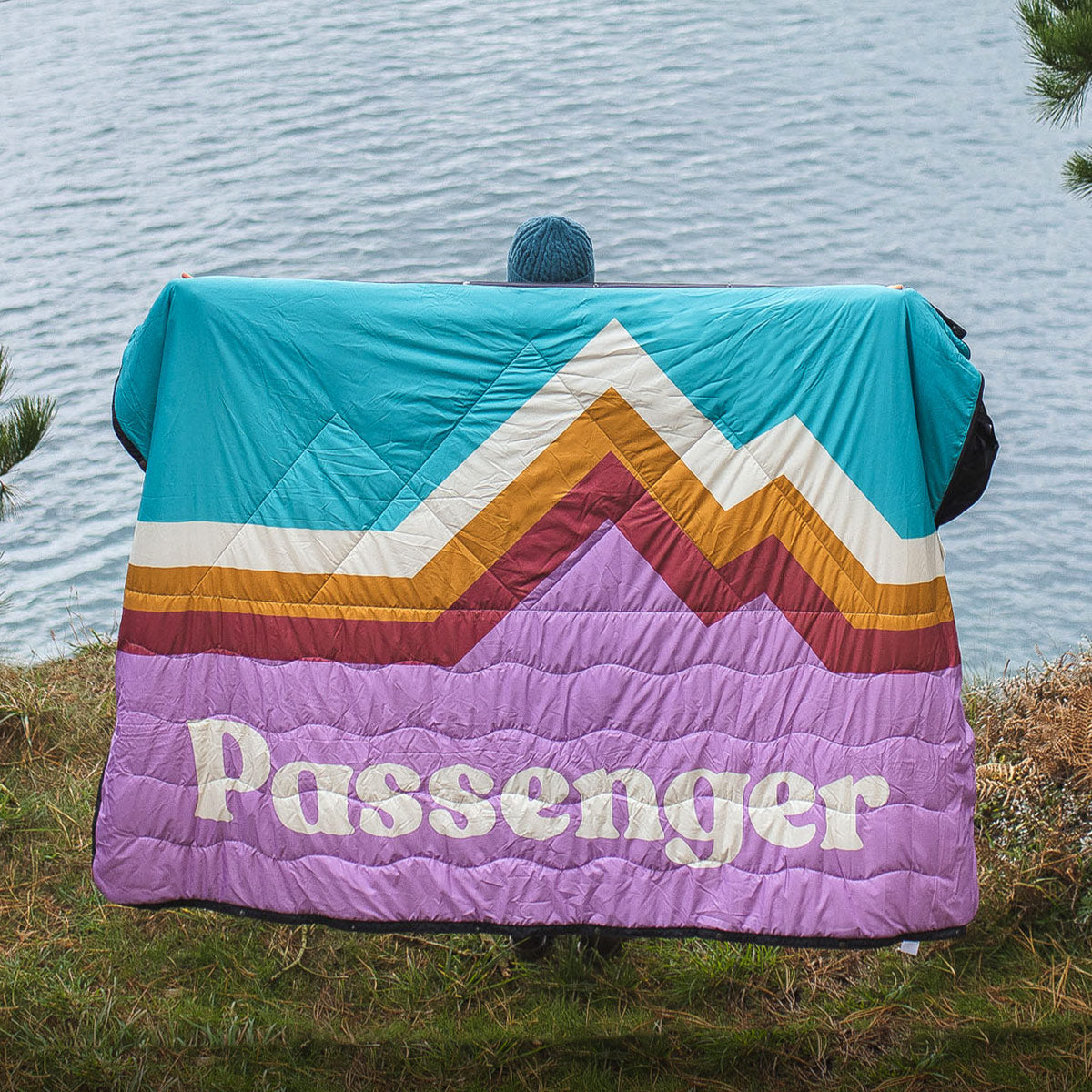 Nomadic Recycled Sherpa Blanket - Purple Mountain