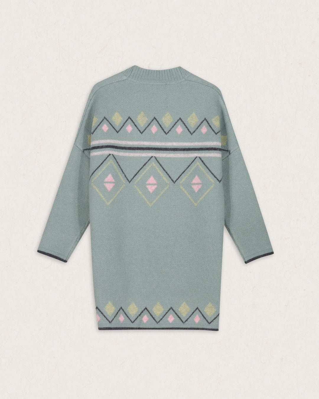 Leif Recycled Yarn Cardigan - Pistachio